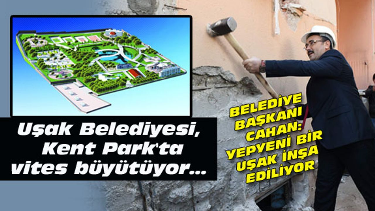 Uşak Belediyesi, Kent Park'ta vites büyütüyor...