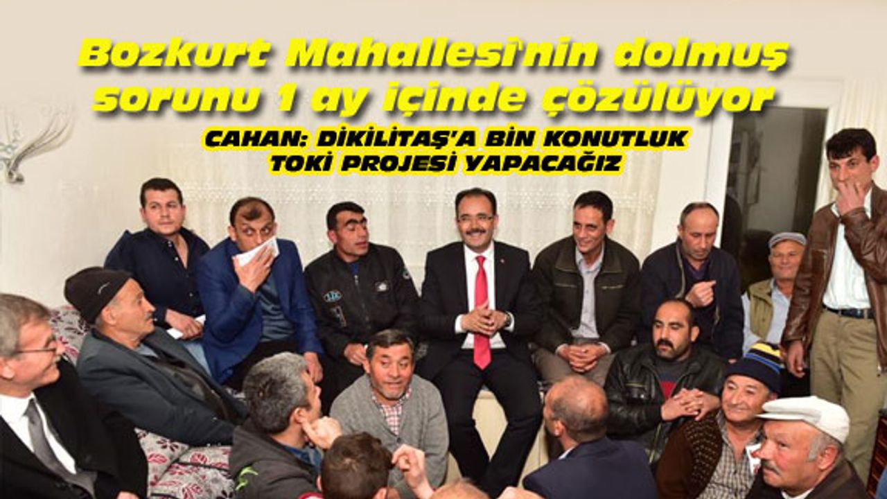 Bozkurt Mahallesi'nin dolmuş sorunu 1 ay içinde çözülüyor