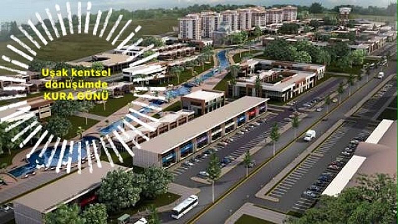 Uşak kentsel dönüşümde kura günü