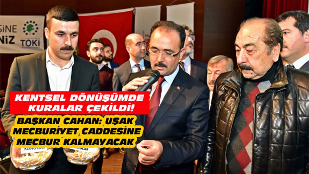 Uşak, mecburiyet caddesine mecbur kalmayacak