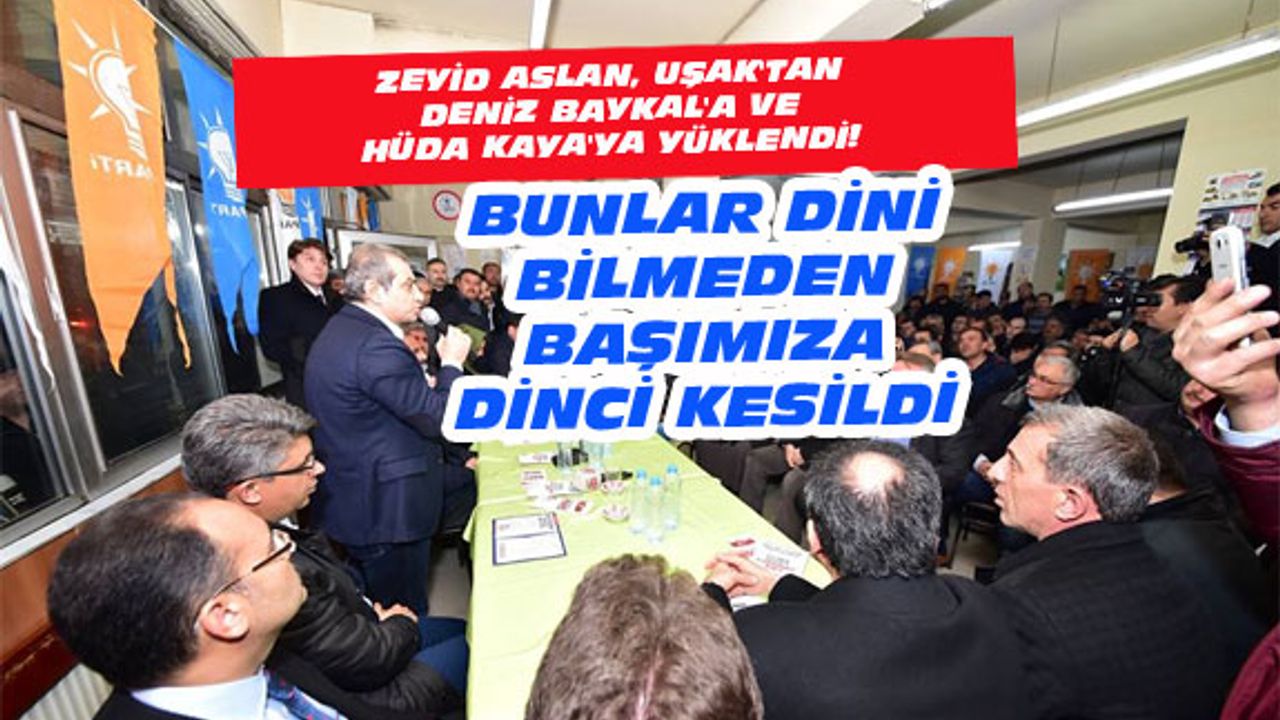 Zeyid Aslan'dan peygamber benzetmesi yapan Baykal'a yanıt