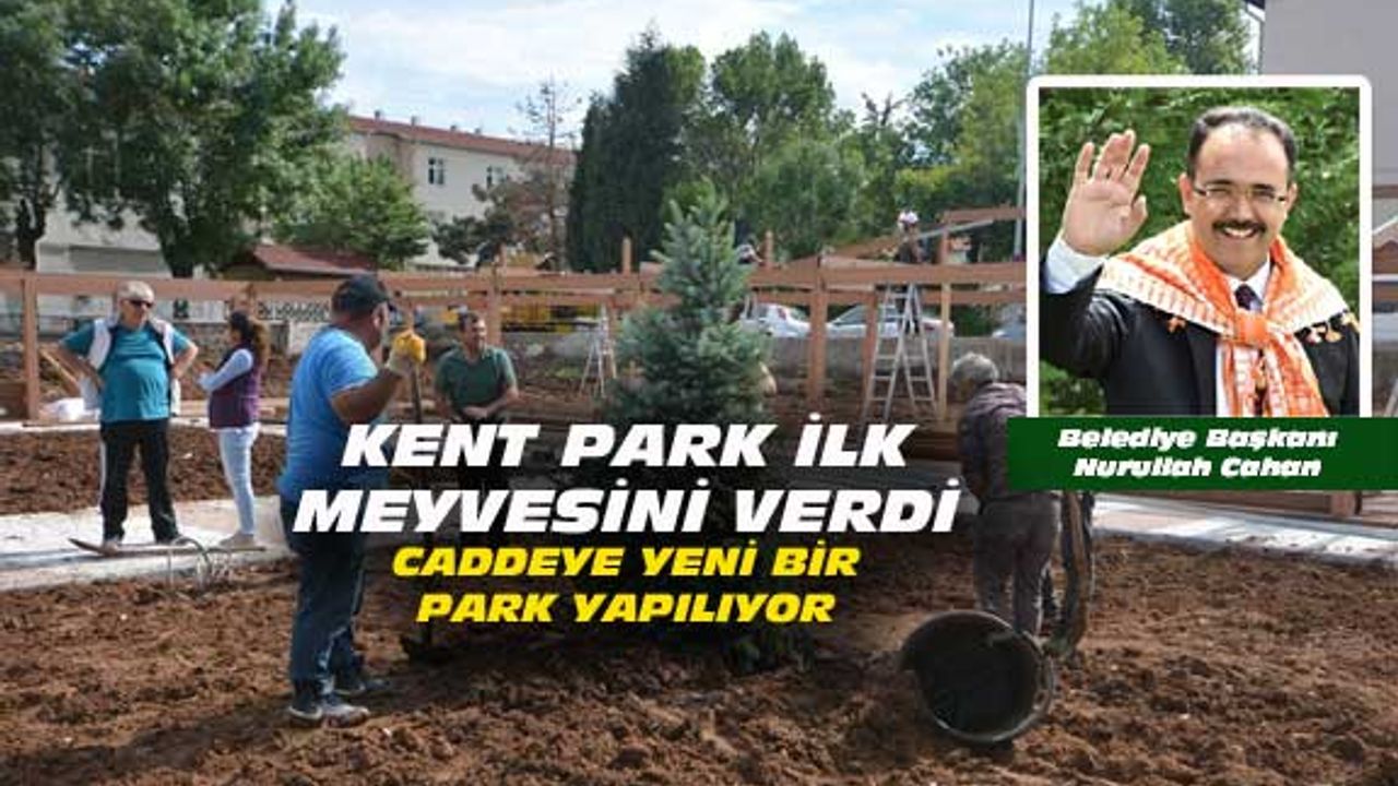 Uşak Belediyesi, kent parkın yapımı için ilk etaba başladı