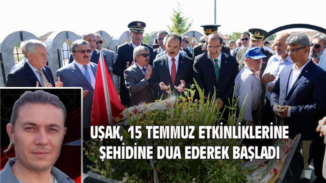 Uşak, 15 Temmuz şehitlerini unutmadı
