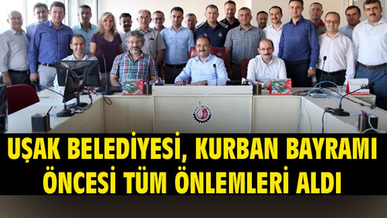 Uşak Belediyesi, Kurban bayramı öncesi tüm önlemleri aldı