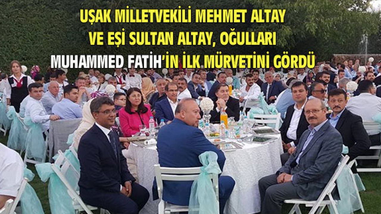 Mehmet Altay, oğlunun ilk mürvetini gördü