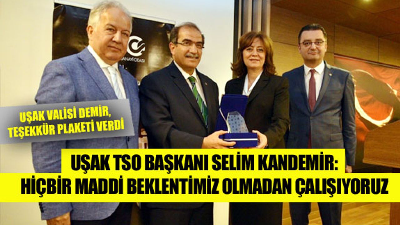 Selim Kandemir: Hiçbir maddi beklenti içinde olmadan çalışıyoruz