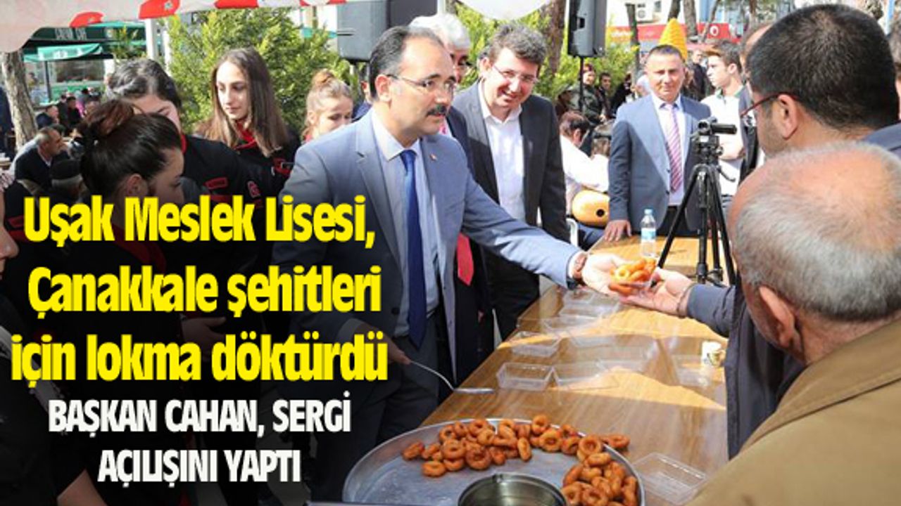 Uşak Meslek Lisesi, Çanakkale şehitleri için lokma döktürdü