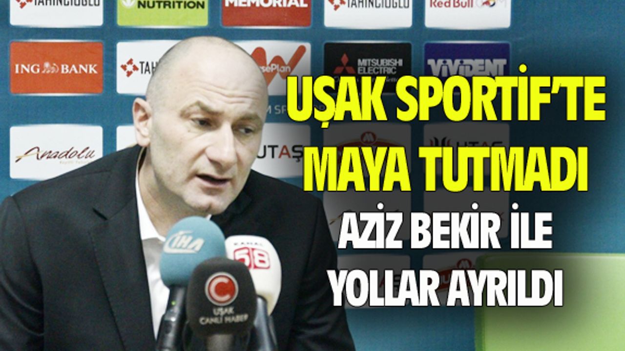 Uşak Sportif'te maya tutmadı