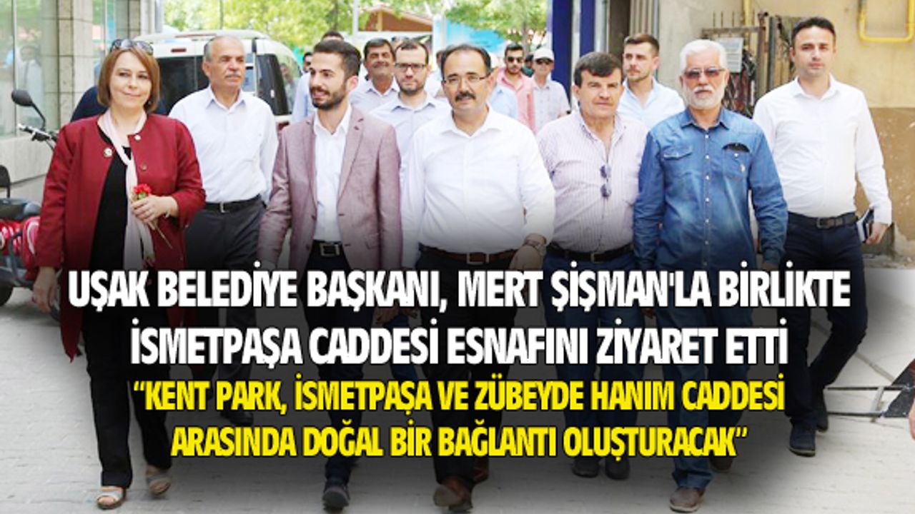 Cahan: Kent Park, İsmetpaşa ve Zübeyde hanım arasında doğal bir bağlantı oluşturacak