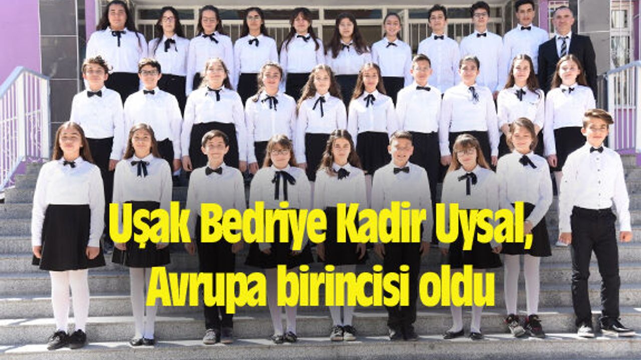 Uşak Bedriye Kadir Uysal, Avrupa birincisi oldu