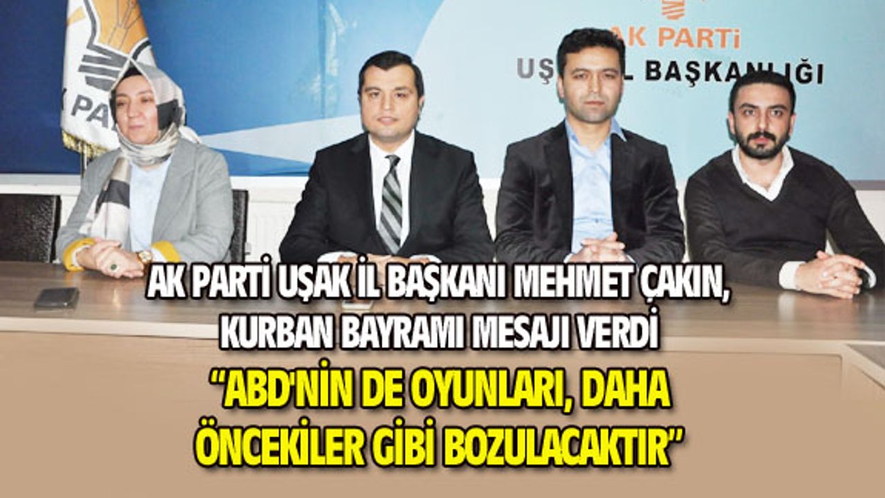 Mehmet Çakın, Kurban Bayramı için bir mesaj yayınladı