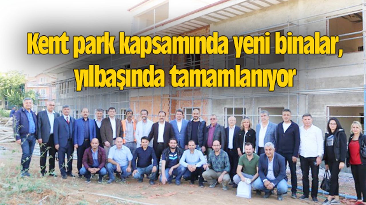 Kent park kapsamında yeni binalar, yılbaşında tamamlanıyor
