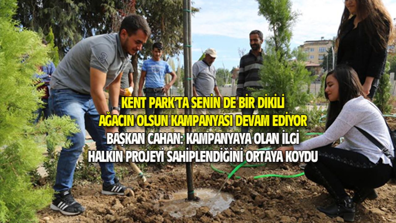Nurullah Cahan: Kent park projesi ortak aklın projesi haline geldi