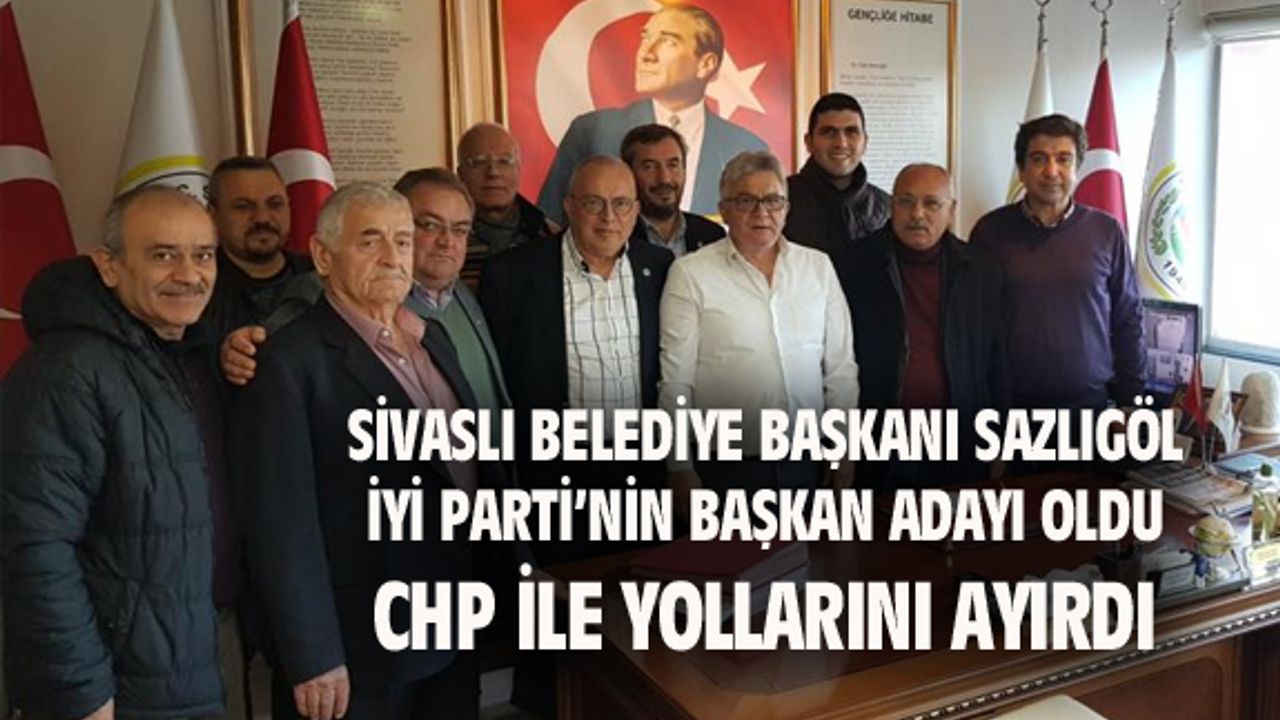 Nihat Sazlıgöl, İYİ Parti Sivaslı Belediye başkan adayı oldu