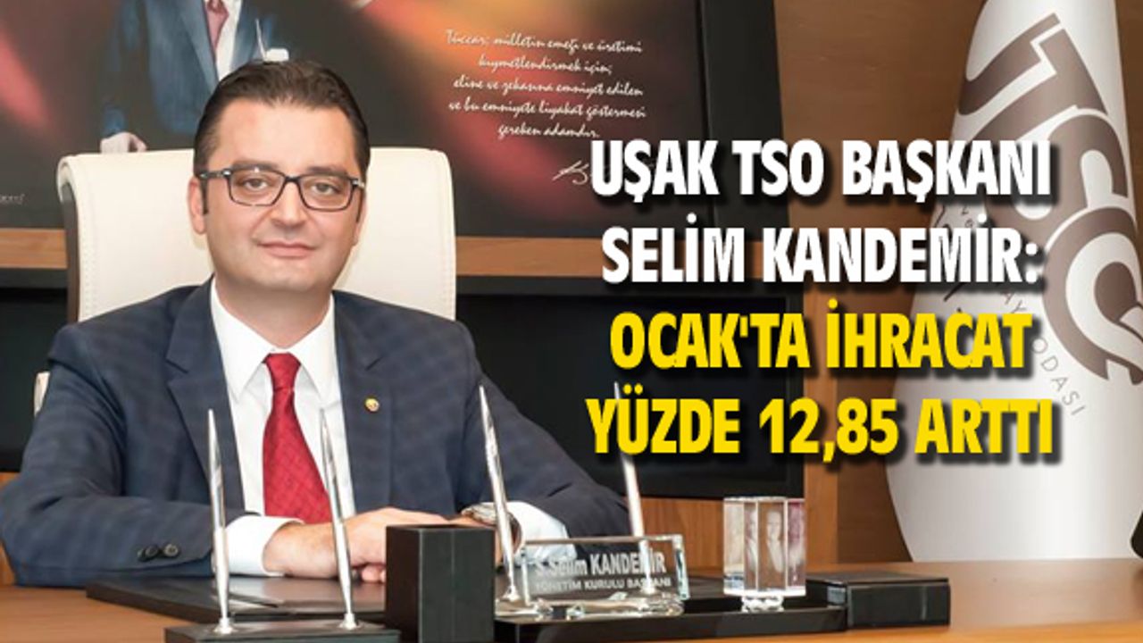 Uşak'ta ihracat artış gösterdi...