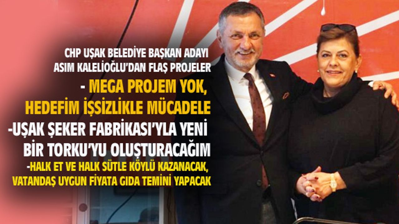 CHP Uşak Belediye Başkan adayı: Mega çalışmam, işsizliği bitirmek olacak