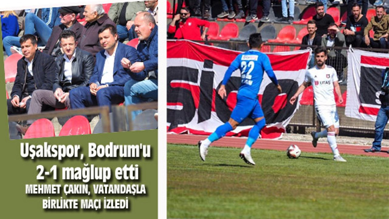 UTAŞ Uşakspor, Bodrum'u 2-1 mağlup etti
