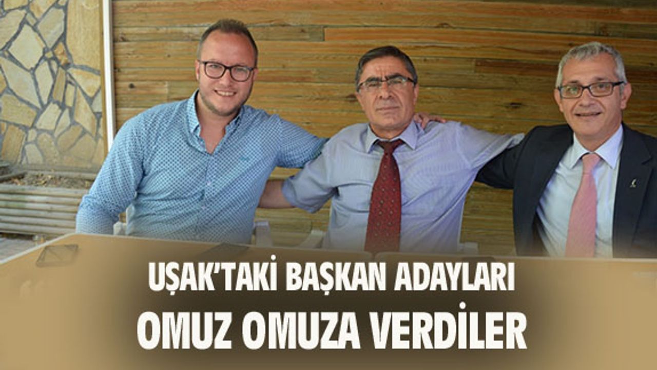 Uşak Kent Konseyi Başkan adayları birliktelik mesajı verdi