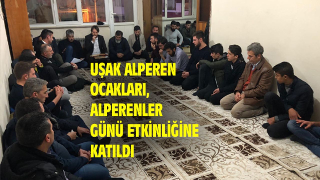 Uşak Alperen Ocakları, Alperenler Günü etkinliğine katıldı