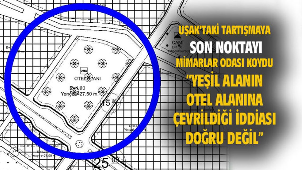 Kentsel dönüşümde yeşil alanın otele çevrildiği iddiası doğru değil...