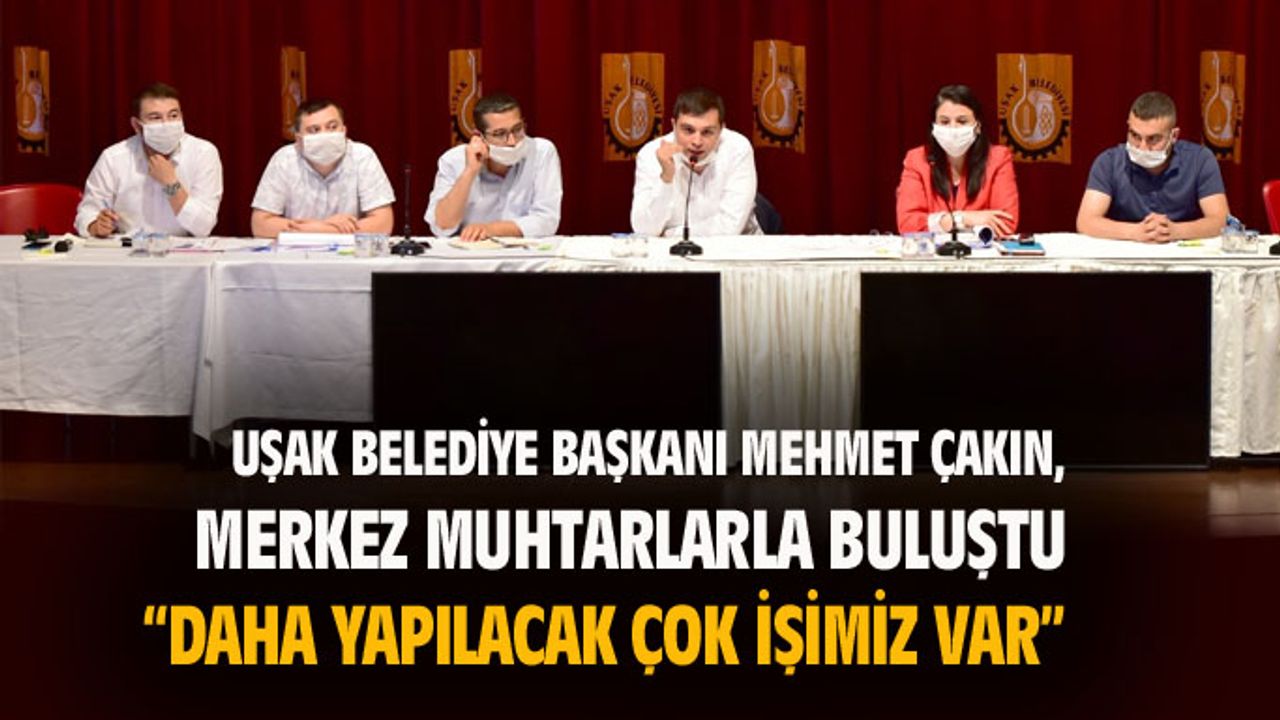 Mehmet Çakın: Daha yapacak çok işimiz var