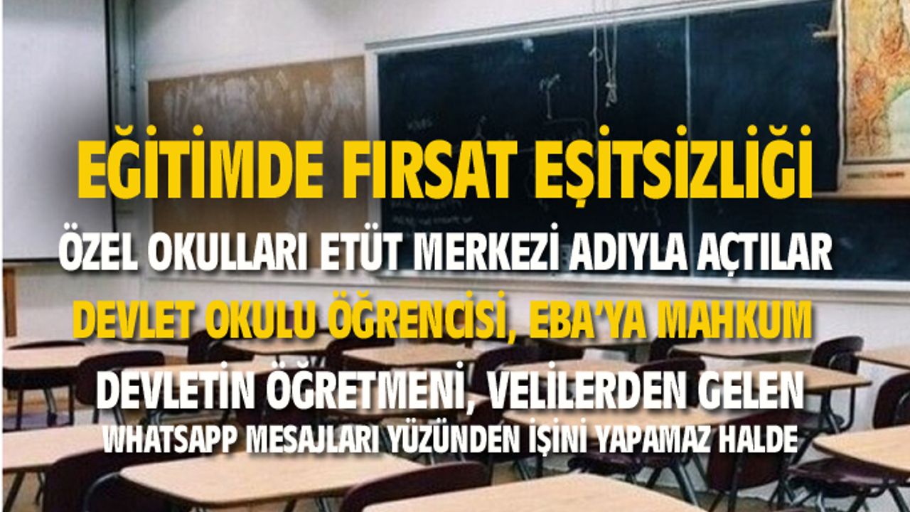 Hem öğretmen, hem de öğrencinin mağdur edildiği ve adil olmayan bir dönem....