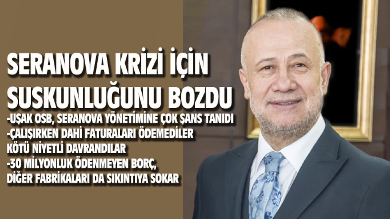 "Seranova yönetimi kötü niyetli davranıp borçları ödemeye yanaşmadı"