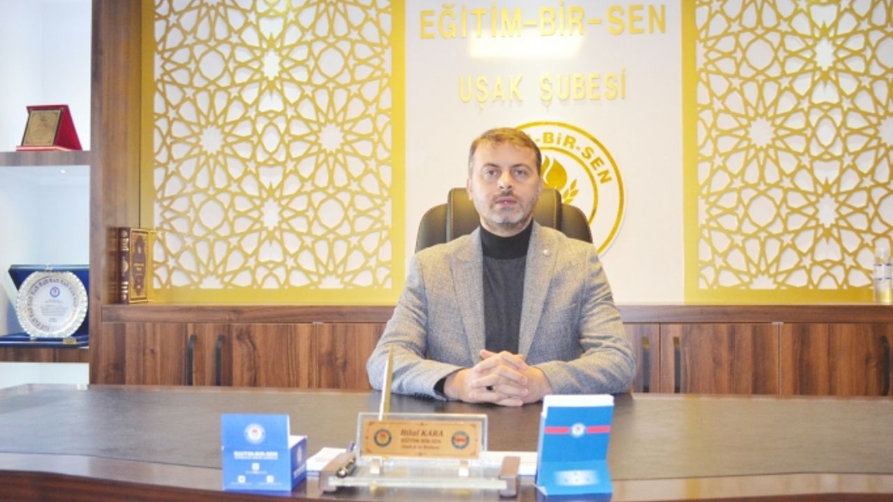 Uşak Eğitim Bir Sen: Evdeki hesap çarşıya uymuyor, seyyanen zam istiyoruz