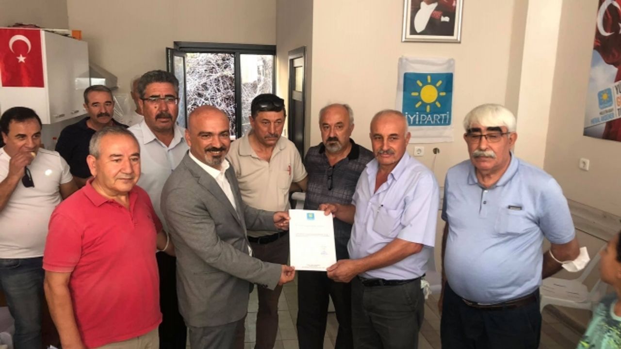 Uşak İYİ Parti İl Teşkilatı'nın son halkası Kızılcasöğüt Belde teşkilatı oldu