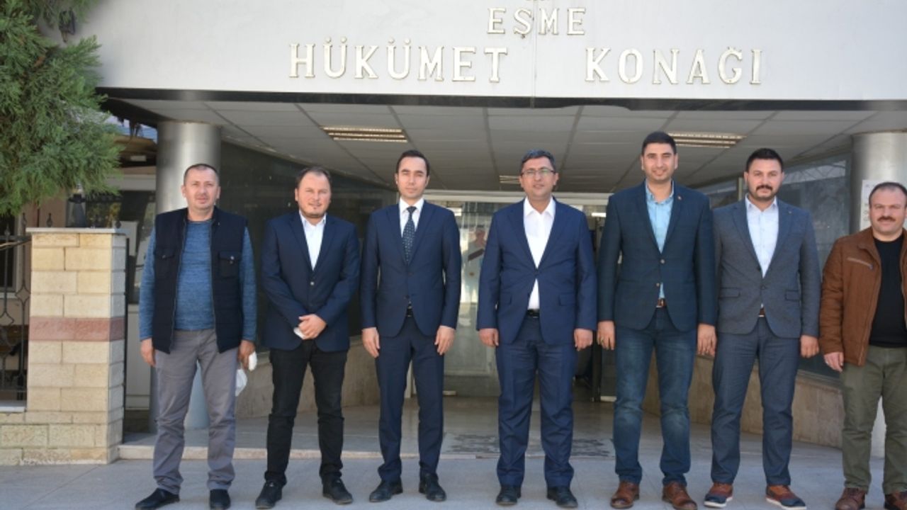 Uşak YADER, yetiştirme yurdunda büyüyen Eşme Kaymakamı Ersöz'ü ziyaret etti