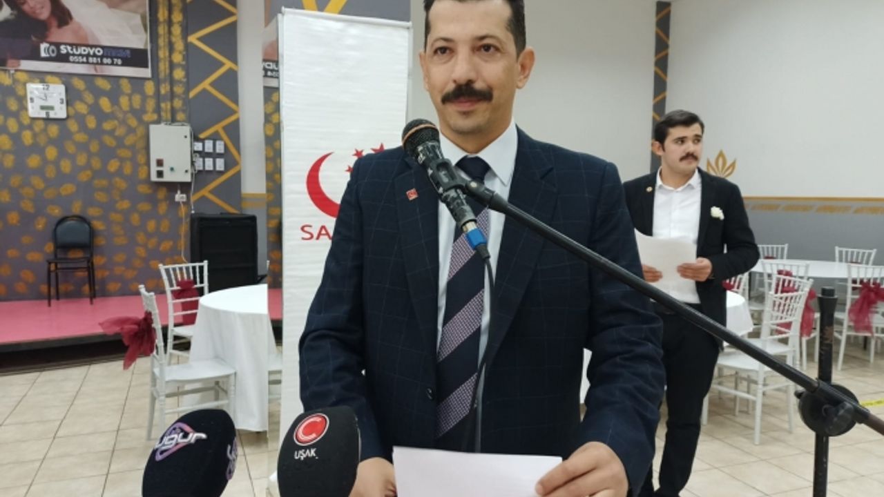 Uşak Saadet Partisi'nde İbrahim Dağgezen güven tazeledi