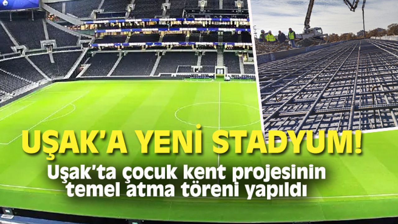 Bakan Kasapoğlu: Uşak'ın yeni stadyumu yakın bir zamanda yükselecek