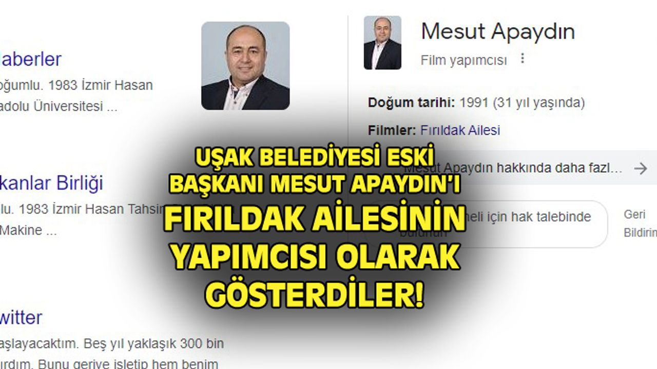 Mesut Apaydın'ı Fırıldak Ailesi'nin yapımcısı yaptılar!