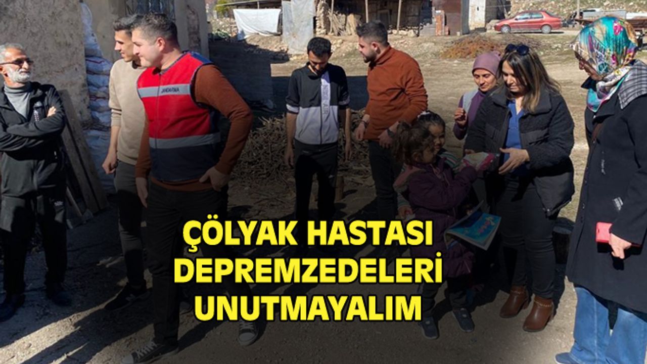 Uşak'ta bulunan çölyak hastası depremzedeler için destek çağrısı