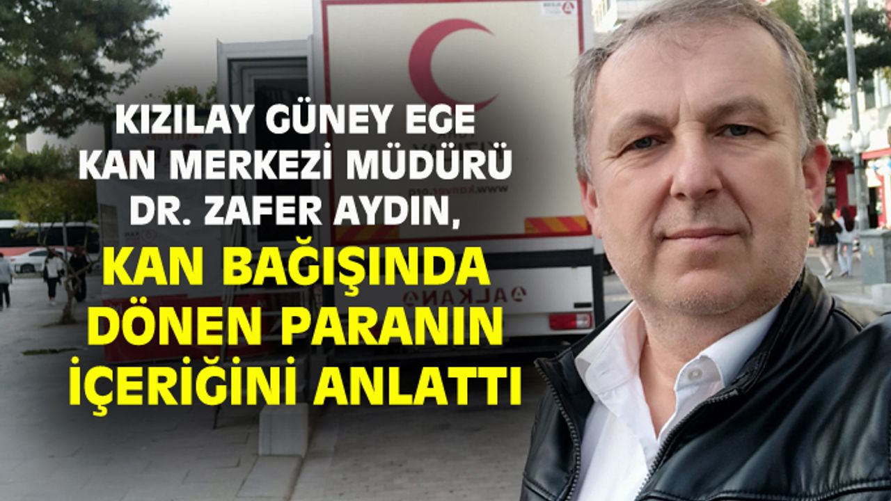 Dr. Zafer Aydın, Kızılay'ın topladığı kanda dönen paranın içeriğini anlattı
