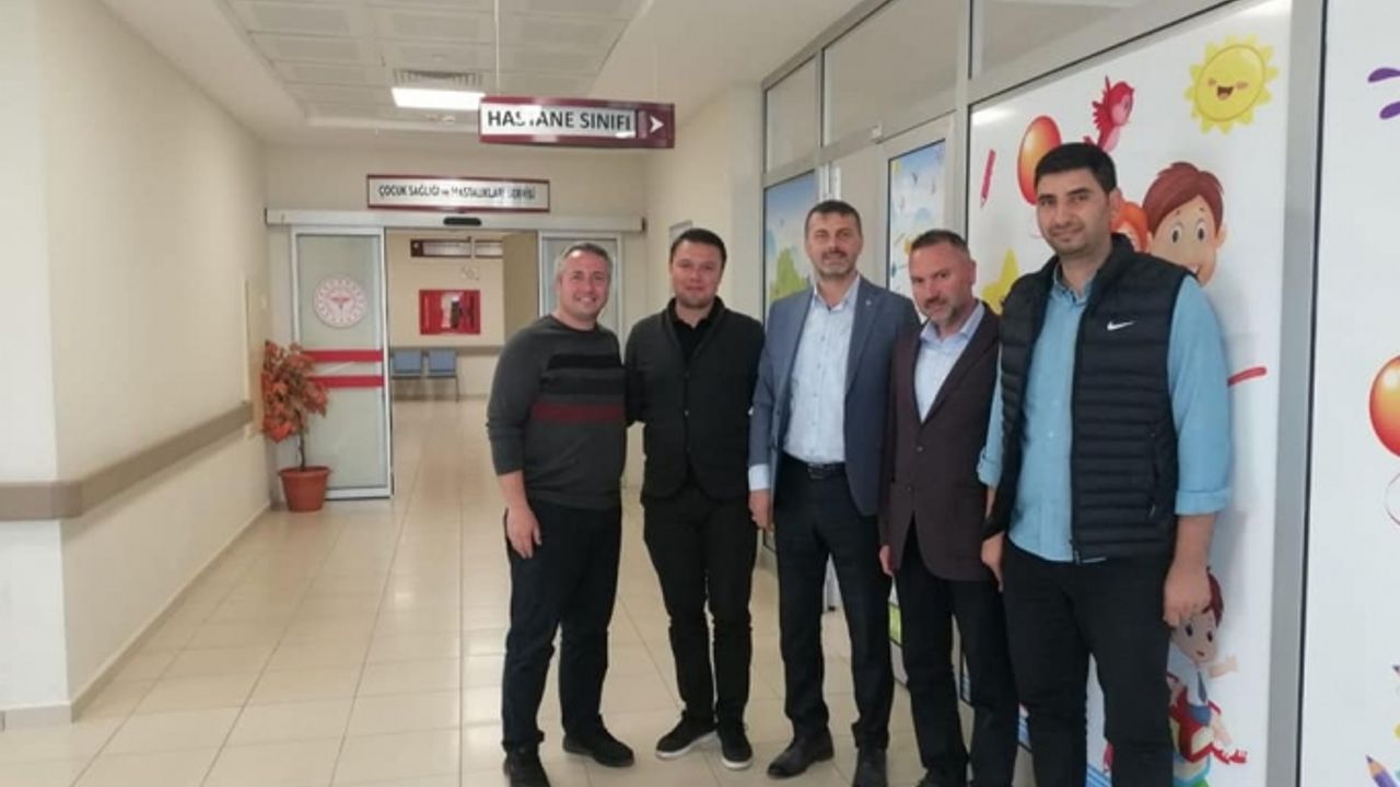 Uşak Eğitim Bir Sen, hastane okulunu ziyaret etti
