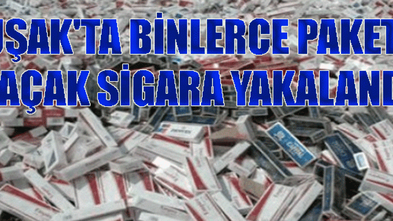 Samanların içinden 87 bin paket kaçak sigara çıktı