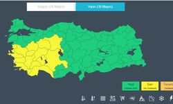 30 Mayıs 2025 Cuma günü, Uşak, Kütahya, Eskişehir ve Afyon'un yer aldığı 14 ilin rengi sarıya boyandı!