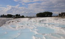 Pamukkale'ye Kurban Bayramı'nda yoğun ilgi vardı