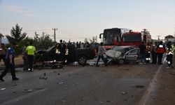 Uşak Banaz'da karşı şeride geçen otomobil, çarptığı aracın şoförün ölümüne yol açtı