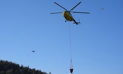 Aliağa ve Foça'daki orman yangınına 20 saattir havadan ve karadan müdahale ediliyor
