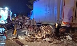 Uşak Banaz Karma Sanayi Sitesi önünde kaza! Sürücü hayatını kaybetti