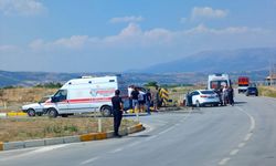 Uşaklı sürücü Çivril'de kaza yaptı