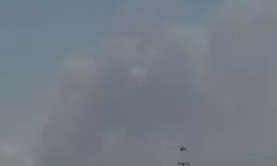 Uşak'ın Sivaslı ilçesi Hanoğlu köyünde yangın