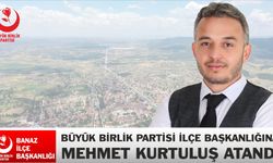 Uşak'ın Banaz BBP İlçe Başkanı Mehmet Kurtuluş oldu