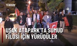 Uşak Atapark'ın çevresinde tepkilerini ortaya koydular