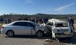 Uşak Sivaslı yolu üzerindeki Kızılcasöğüt kavşağındaki kazada İbrahim ve Nazife Özçakır hayatını kaybetti