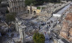 Efes'te bulunan Romalı zenginlerin lüks küvetini inek yalağı yapmışlar