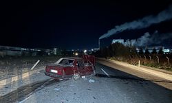 Uşak Cezaevi kavşağında kaza! 6 kişi yaralandı!