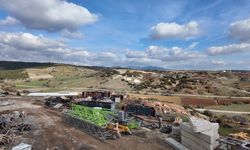 Uşak Dikilitaş Mahallesi'ne inşa edilen 466 TOKİ konutunun temeli atıldı